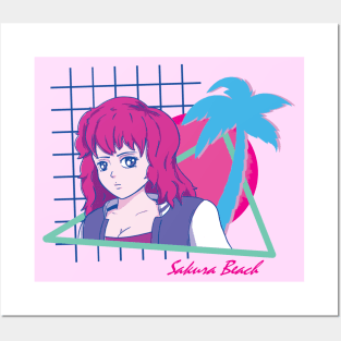 Sakura Beach Posters and Art